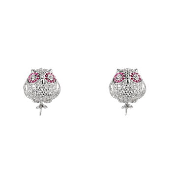 Dam örhängen Lancaster JLA-EAR-OWL-1 1,2 cm