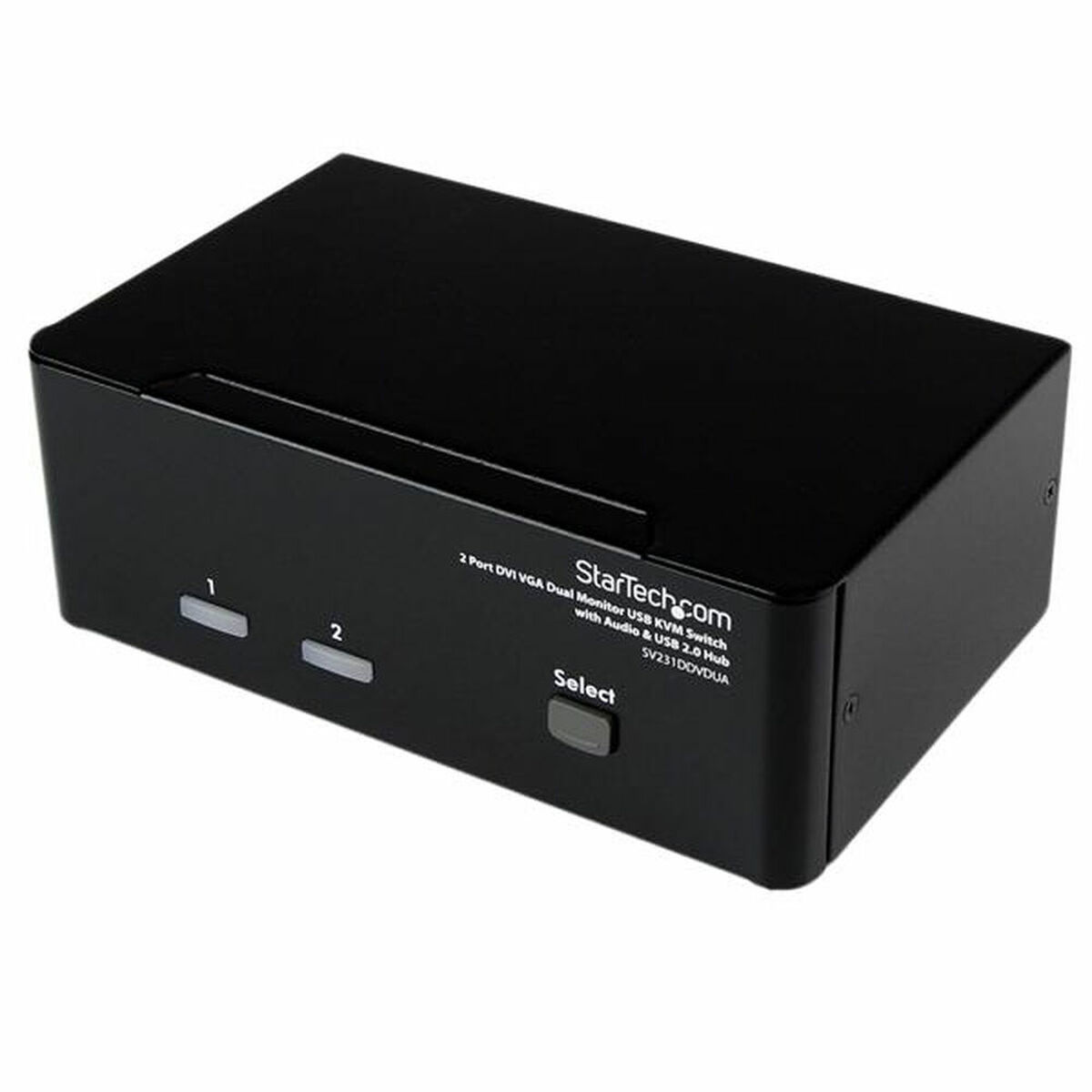 KVM -omvandlare med 2 portar Startech SV231DDVDUA - 2
