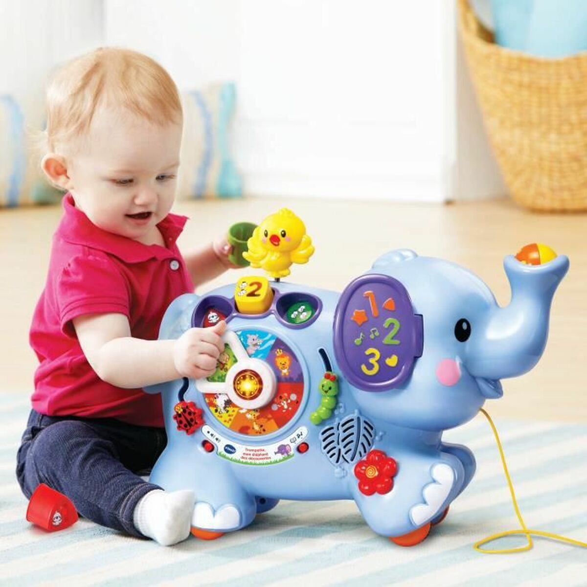 Interaktiv leksak för småbarn Vtech Baby Trumpet, My Elephant of Discoveries - 2