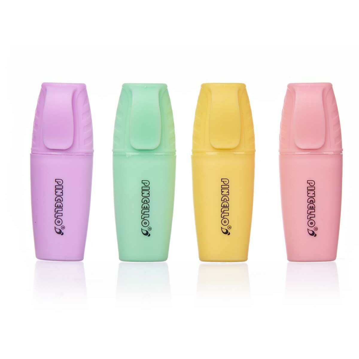 Fluorescerande markörsuppsättning Pincello 496 Gul Multicolour Rosa (12 antal) - 4