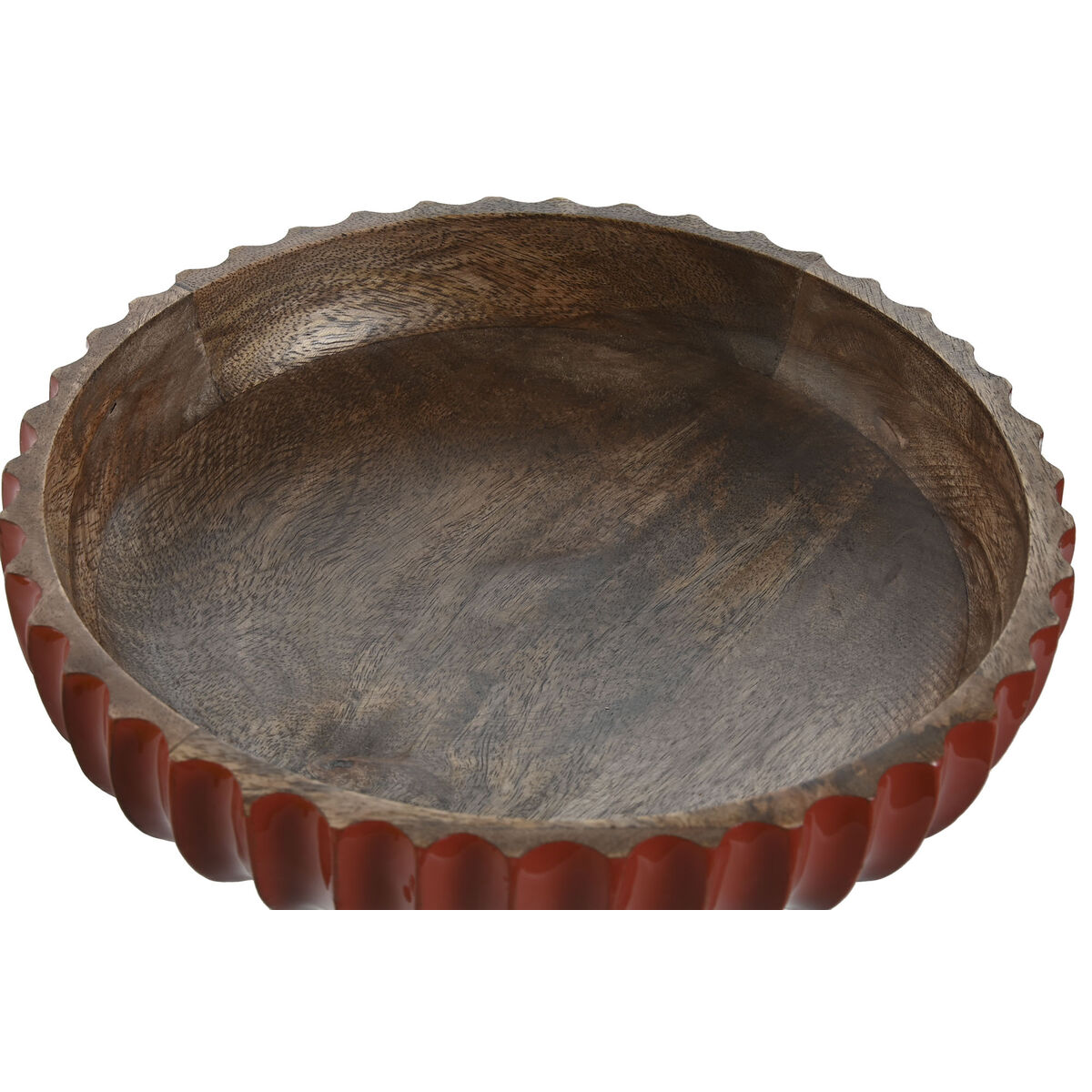 Bordsdekoration Home ESPRIT Gul Grön Korall Kolonial 25 x 25 x 9 cm (3 antal) - 2