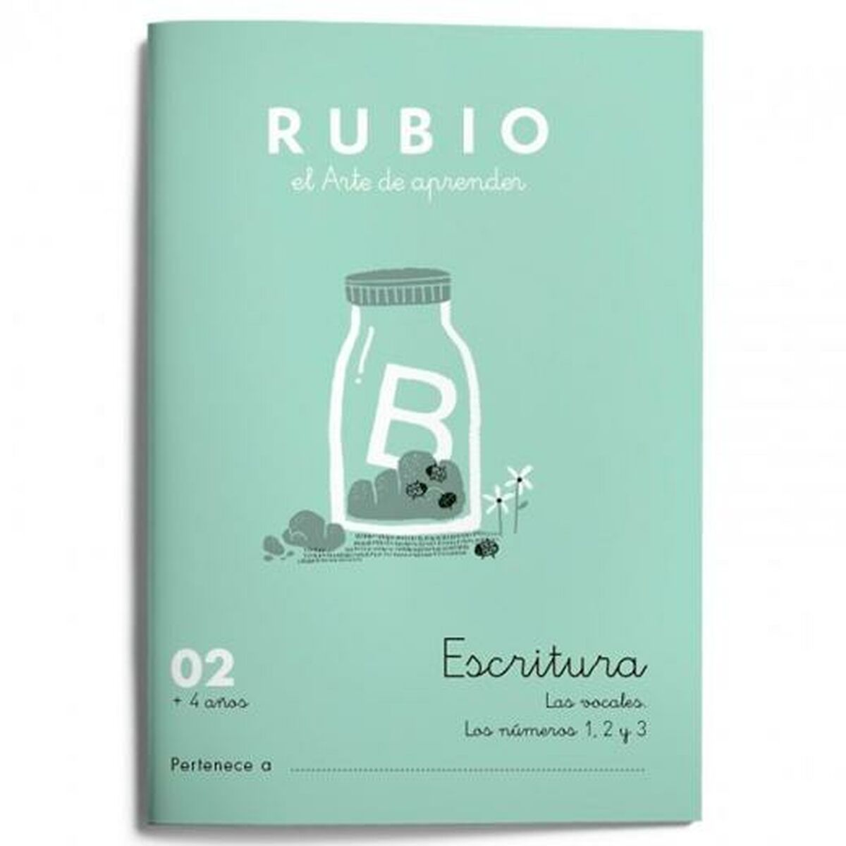 Writing and calligraphy notebook Rubio Nº02 A5 spanska 20 Blad (10 antal) - 2