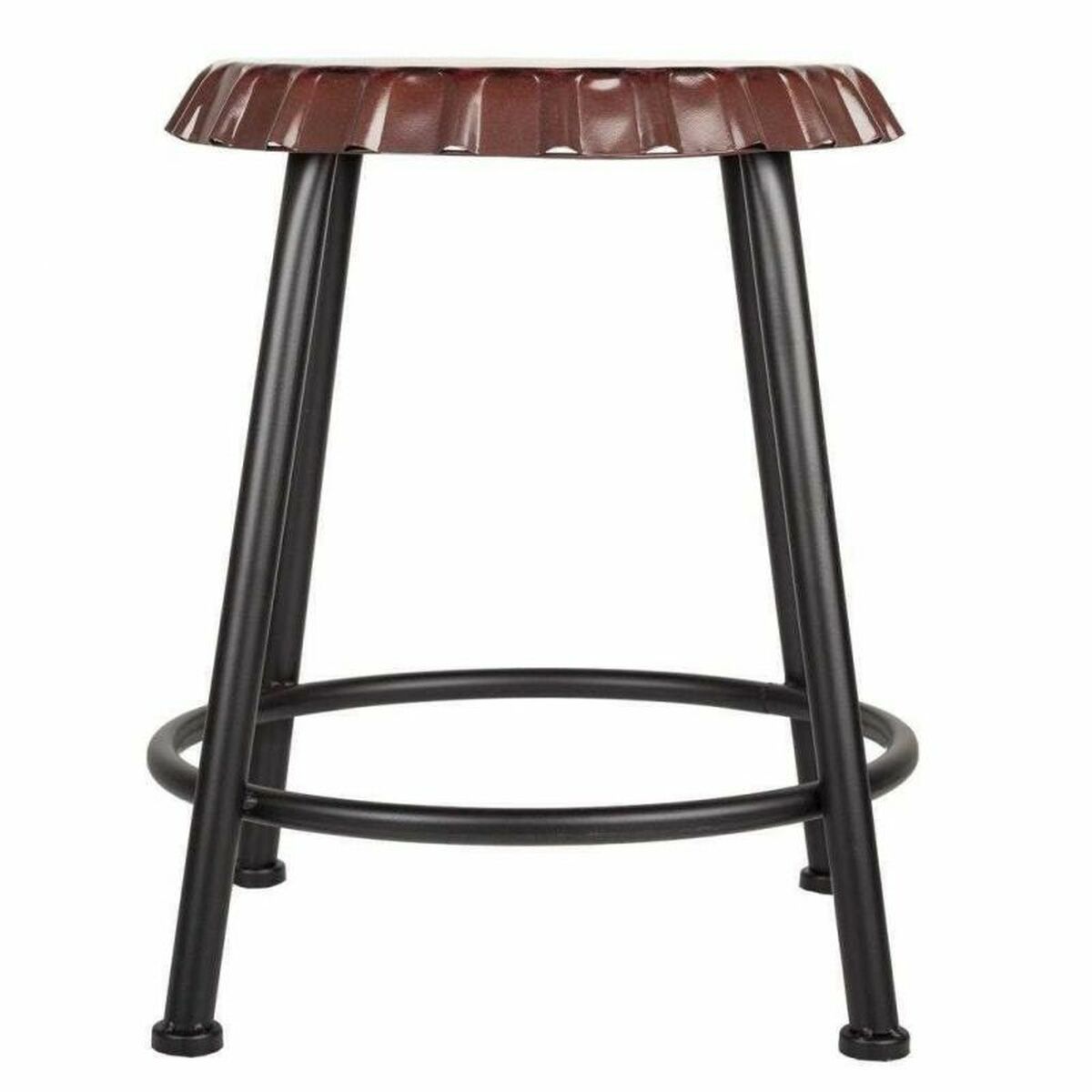 Sittpall Alexandra House Living Svart Järn 35 x 46 x 35 cm - 2