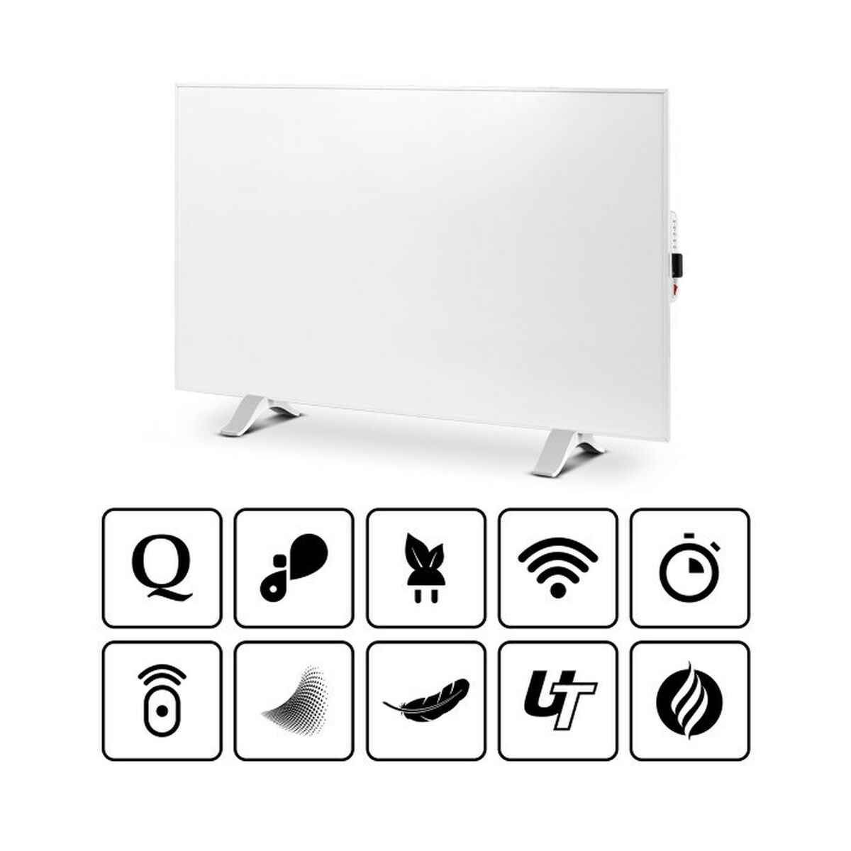 Värmeelement Cronos CRP-980TWP Vit 980 W 1 Delar - 3