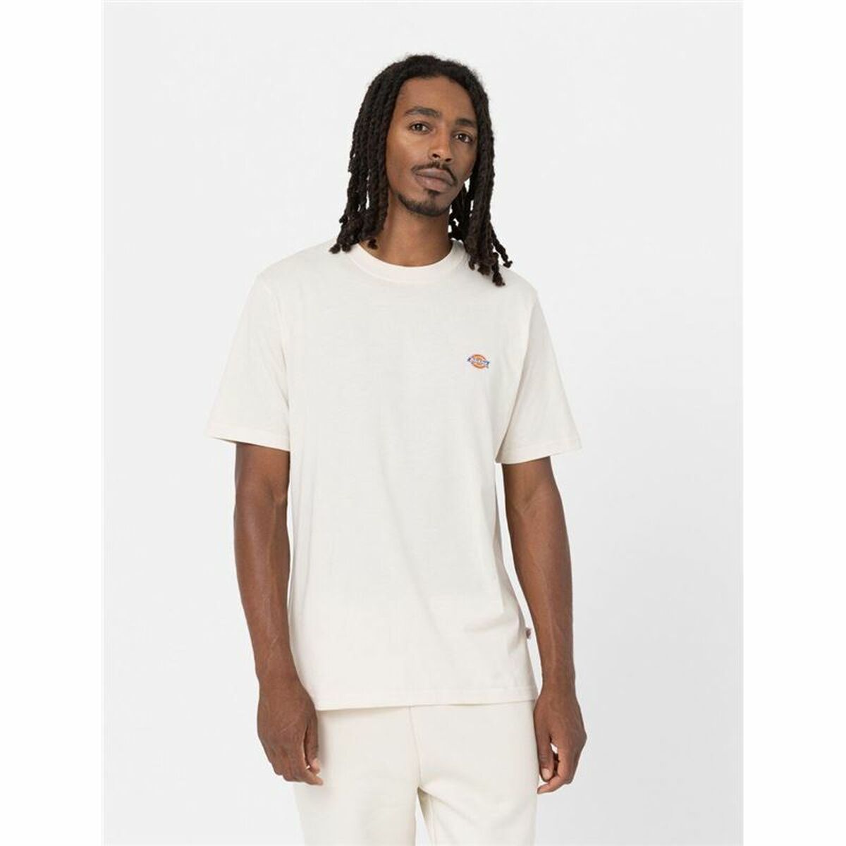 T-shirt med kortärm Herr Dickies Ss Mapleton Beige - 3