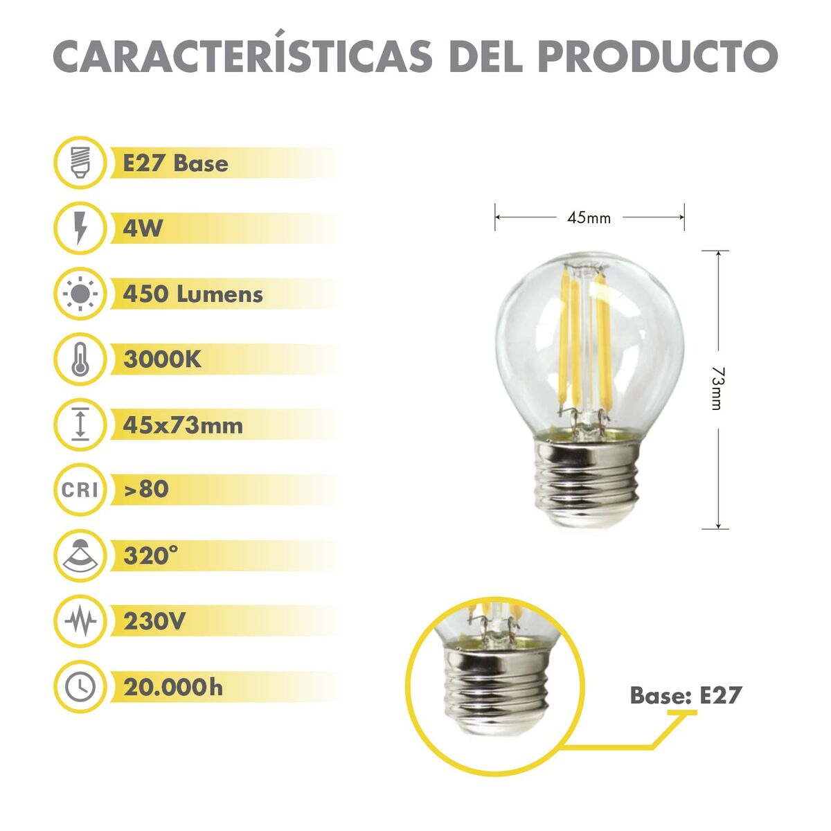 LED-lampa Silver Electronics 960327 - 3