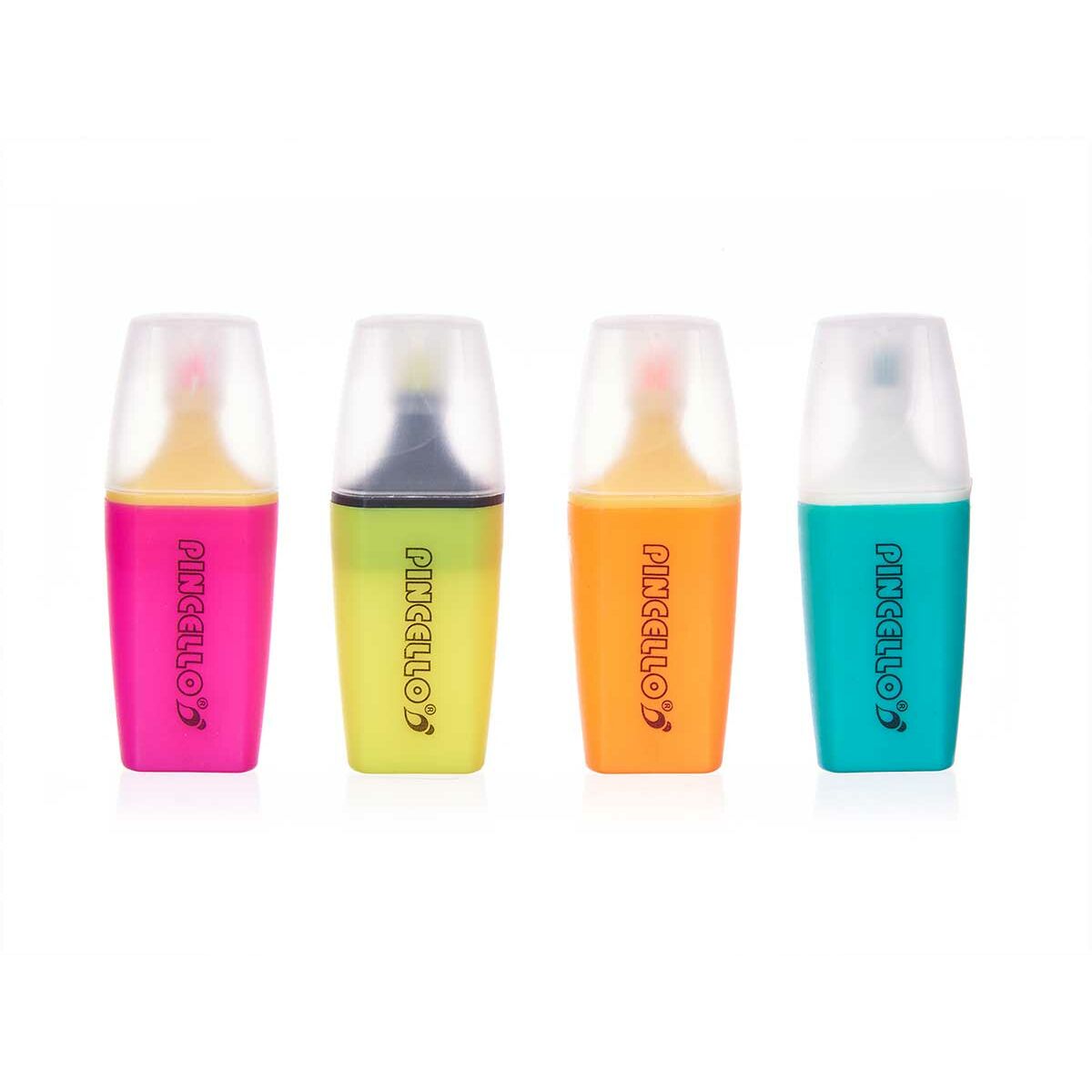 Fluorescerande markörsuppsättning Pincello 495 Gul Grön Multicolour Orange Rosa (12 antal) - 6