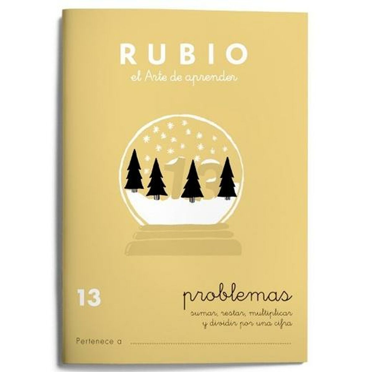 Matematik övningsbok Rubio Nº 13 A5 spanska 20 Blad (10 antal) - 2