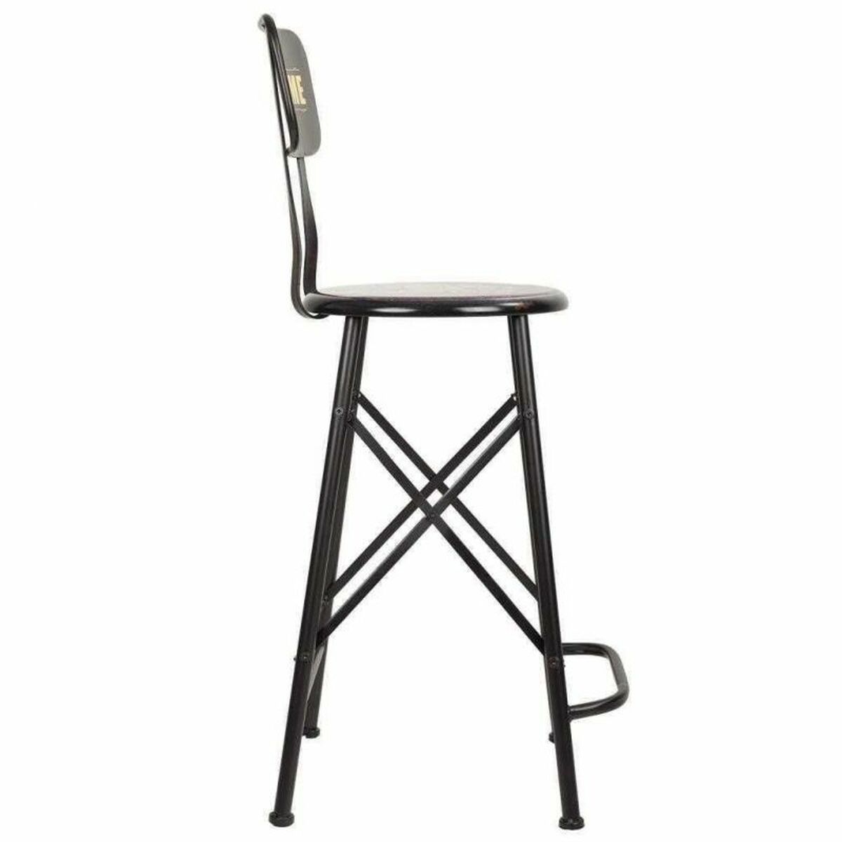 Sittpall Alexandra House Living Svart Järn 40 x 100 x 46 cm - 3
