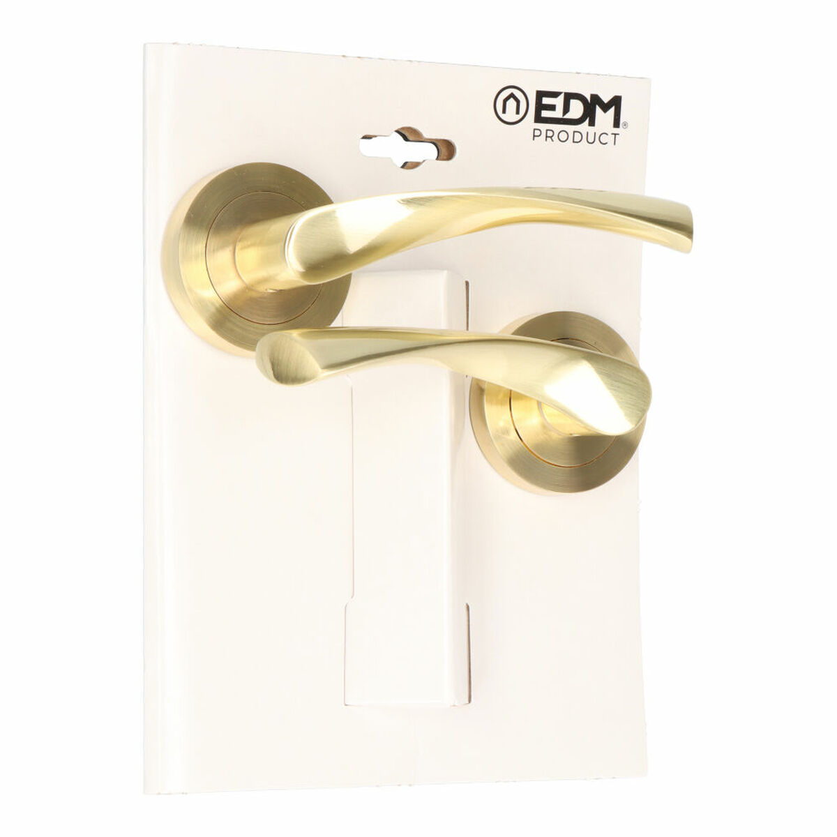 Handtag med ros EDM 85438 707 Aluminium Ø 50 mm - 4