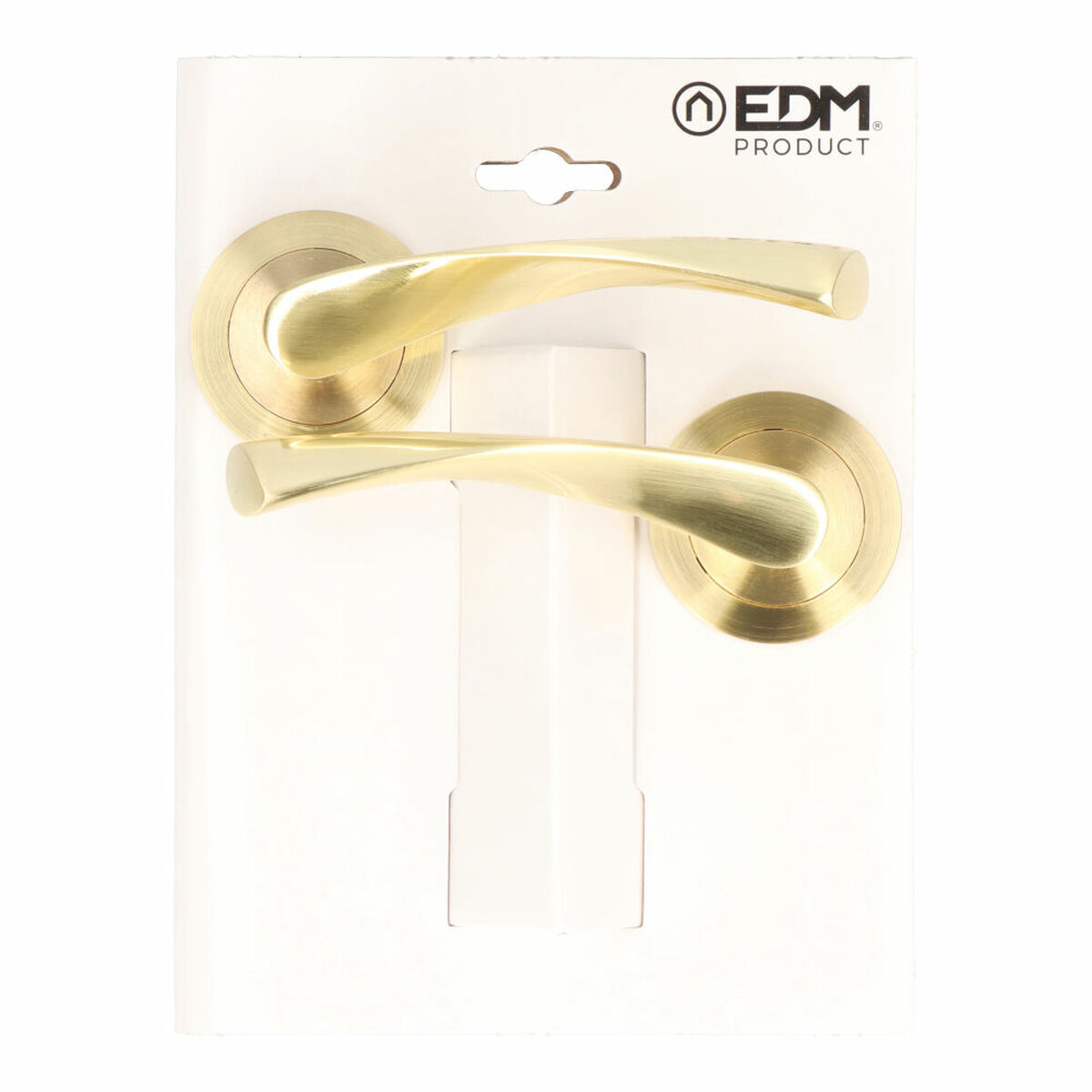 Handtag med ros EDM 85438 707 Aluminium Ø 50 mm - 3