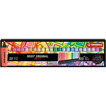 Fluorescerande markörsuppsättning Stabilo BOSS ORIGINAL 23 Delar Multicolour 3 Delar
