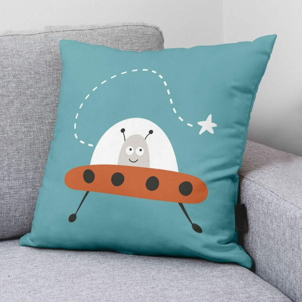Kuddfodral Kids&Cotton Elm A Grön 50 x 50 cm - 2