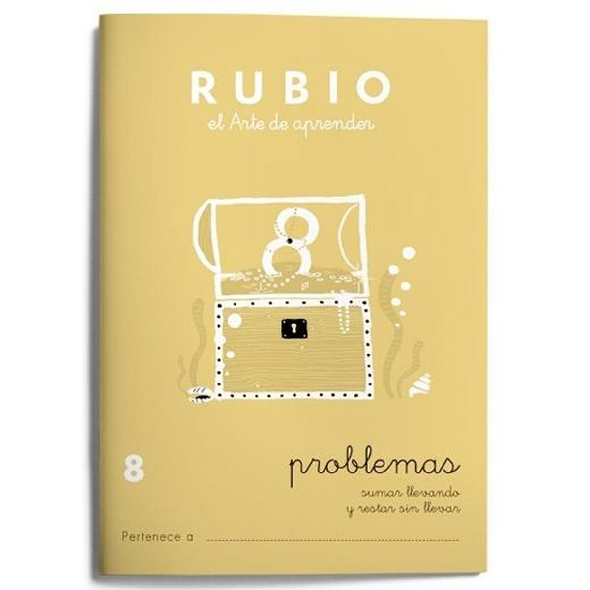 Matematik övningsbok Rubio Nº 8 A5 spanska 20 Blad (10 antal) - 2