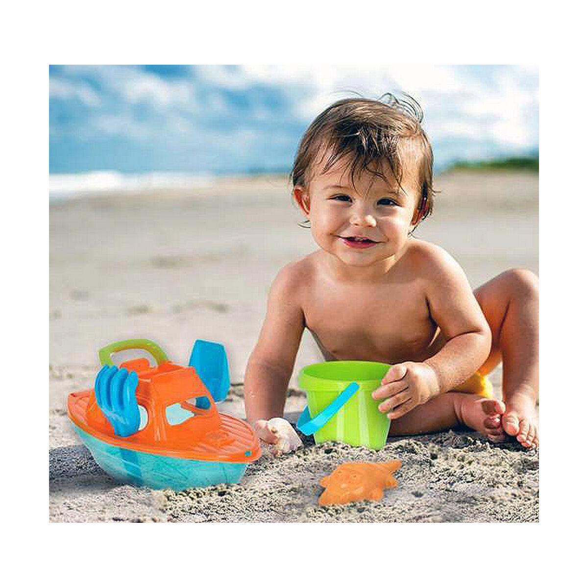 Strandleksaker set Colorbaby Barco - 5