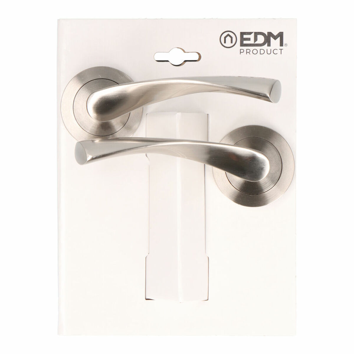 Handtag med ros EDM 85439 707 Aluminium Ø 50 mm - 2