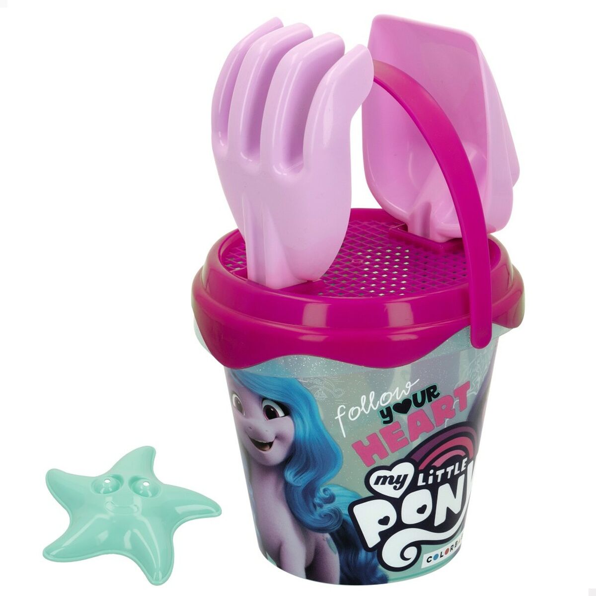 Strandleksaker set My Little Pony Ø 14 cm polypropen (24 antal) - 5