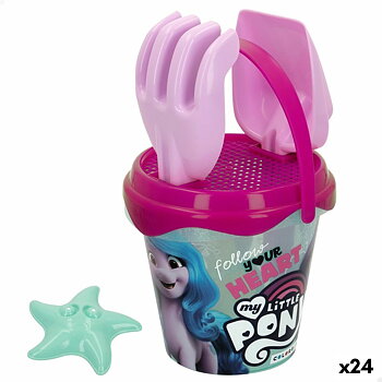 Strandleksaker set My Little Pony Ø 14 cm polypropen (24 antal)