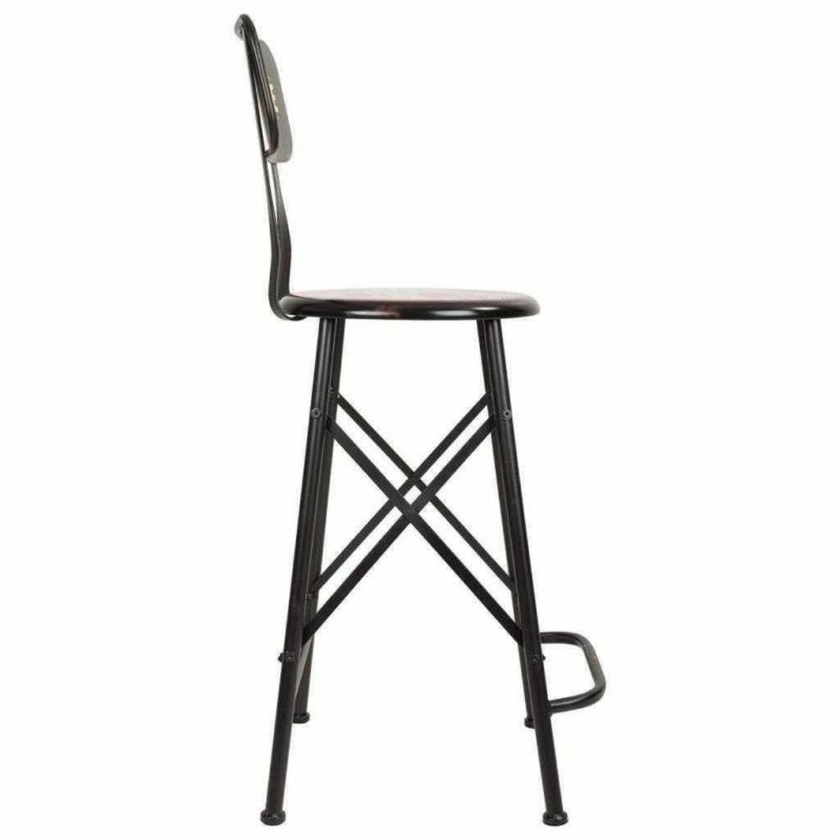 Sittpall Alexandra House Living Svart Järn 40 x 100 x 46 cm - 3