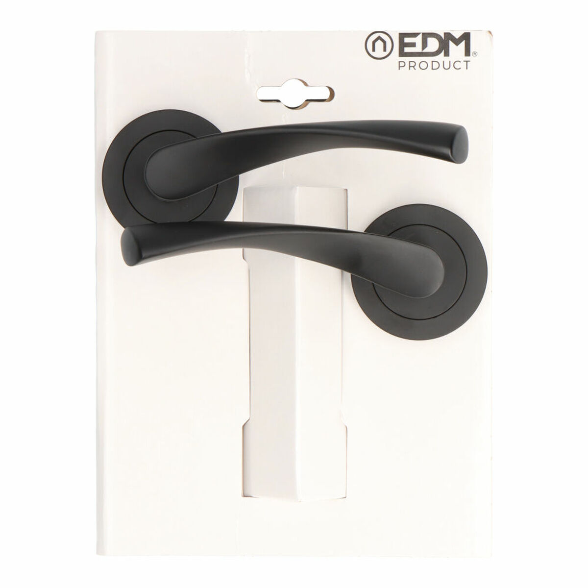 Handtag med ros EDM 85440 707 Aluminium Ø 50 mm - 2