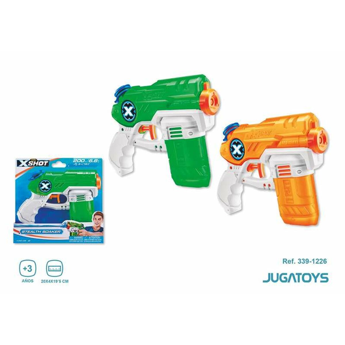 Vattenpistol X-Shot Warfare Mini Stealth Soaker 20 x 4 x 19 cm - 2