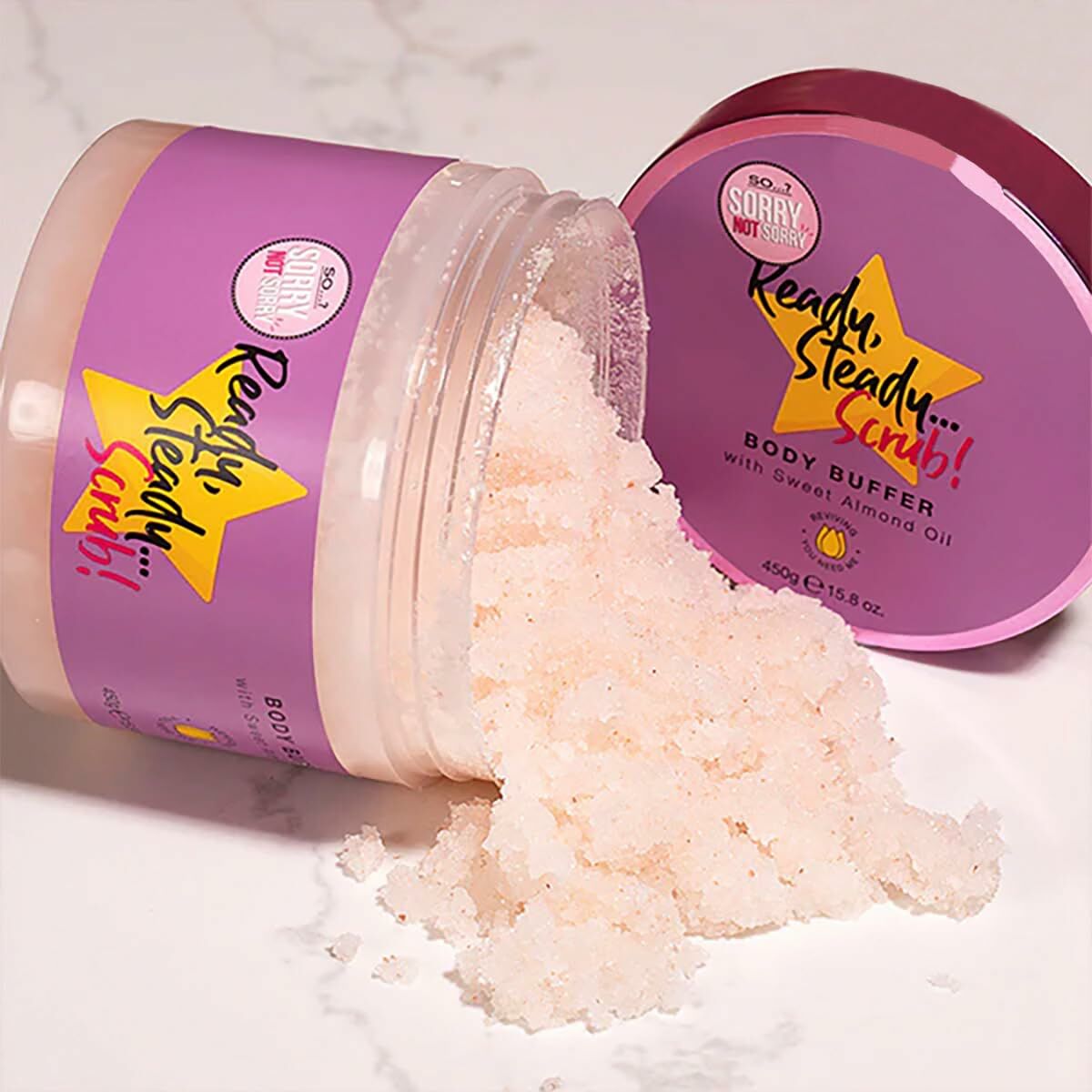 Kroppsskrubb SO…? Sorry Not Sorry Ready, Steady... Scrub! 450 ml - 4