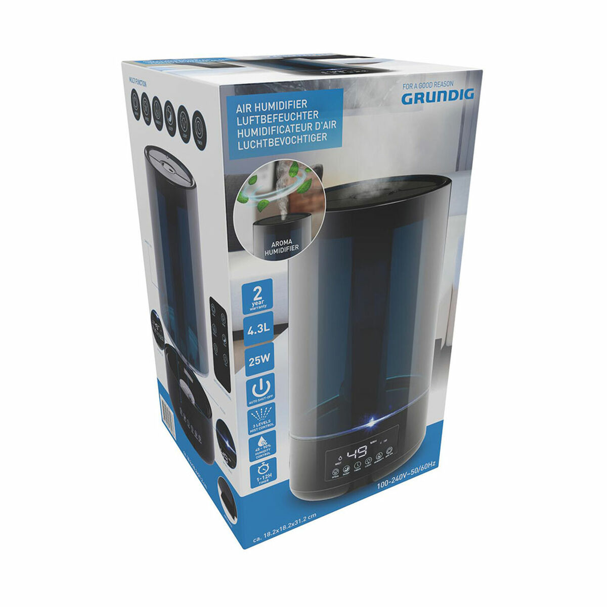 Luftfuktare Grundig 25 W 4,3 L - 5
