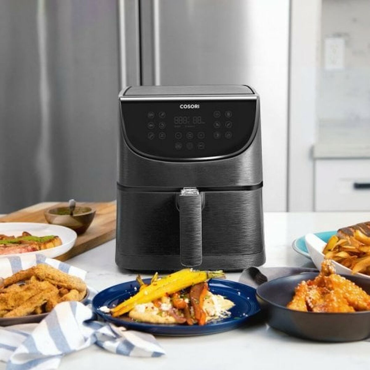 Luftfritös Cosori Smart Chef Edition Svart 1700 W 5,5 L - 6