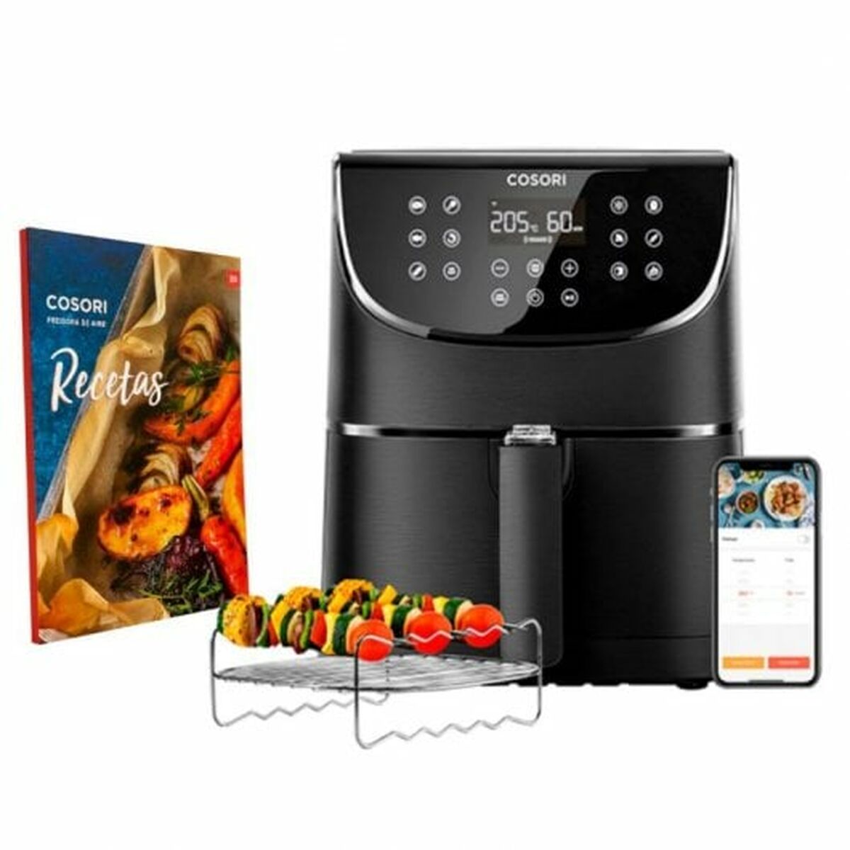 Luftfritös Cosori Smart Chef Edition Svart 1700 W 5,5 L - 2