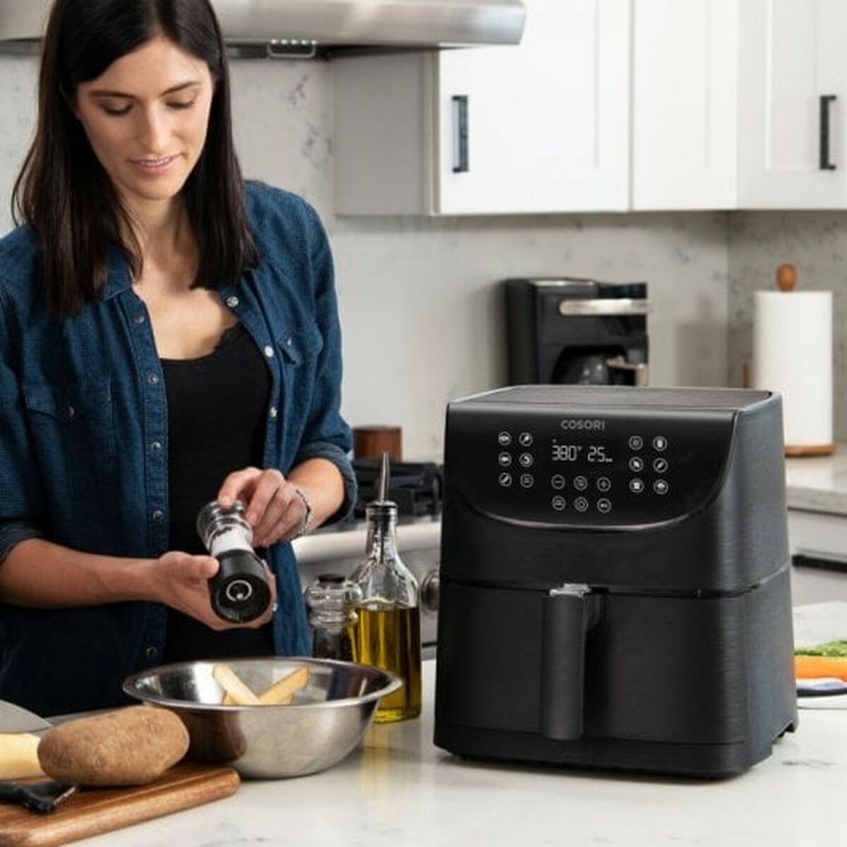 Luftfritös Cosori Smart Chef Edition Svart 1700 W 5,5 L - 5