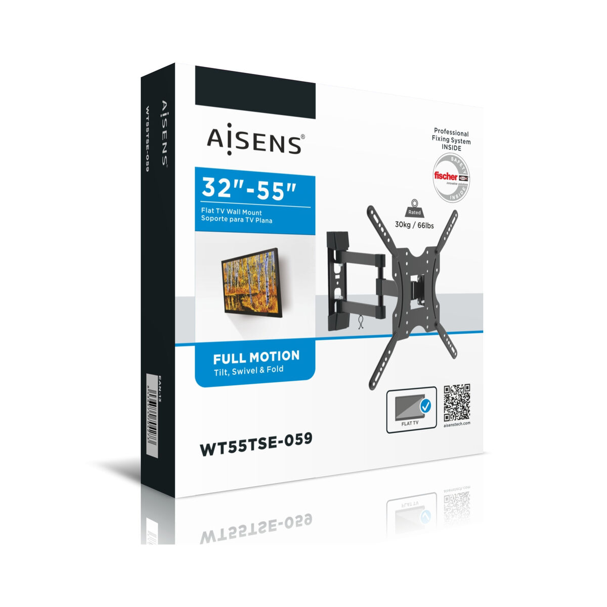 Vägghållare Aisens WT55TSE-059 Roterbar Justerbar Television Monitor - 5