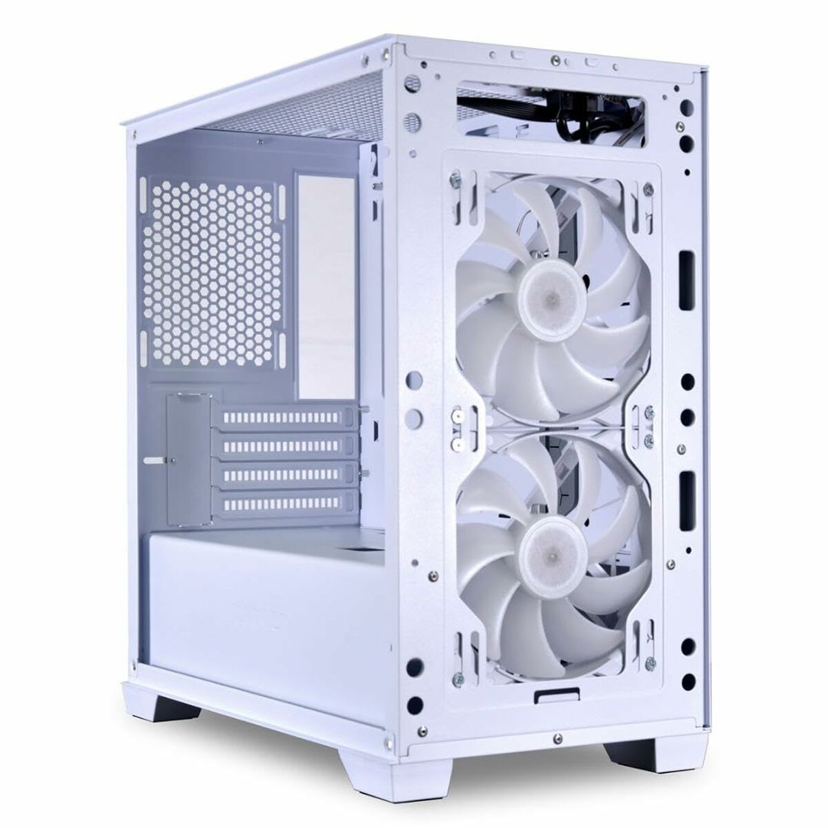 ATX Semitorn Lian-Li LANCOOL 205M MESH SNOW Vit - 3