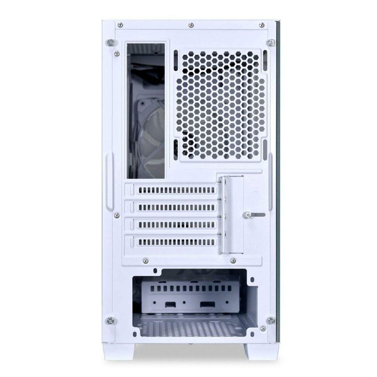 ATX Semitorn Lian-Li LANCOOL 205M MESH SNOW Vit - 4