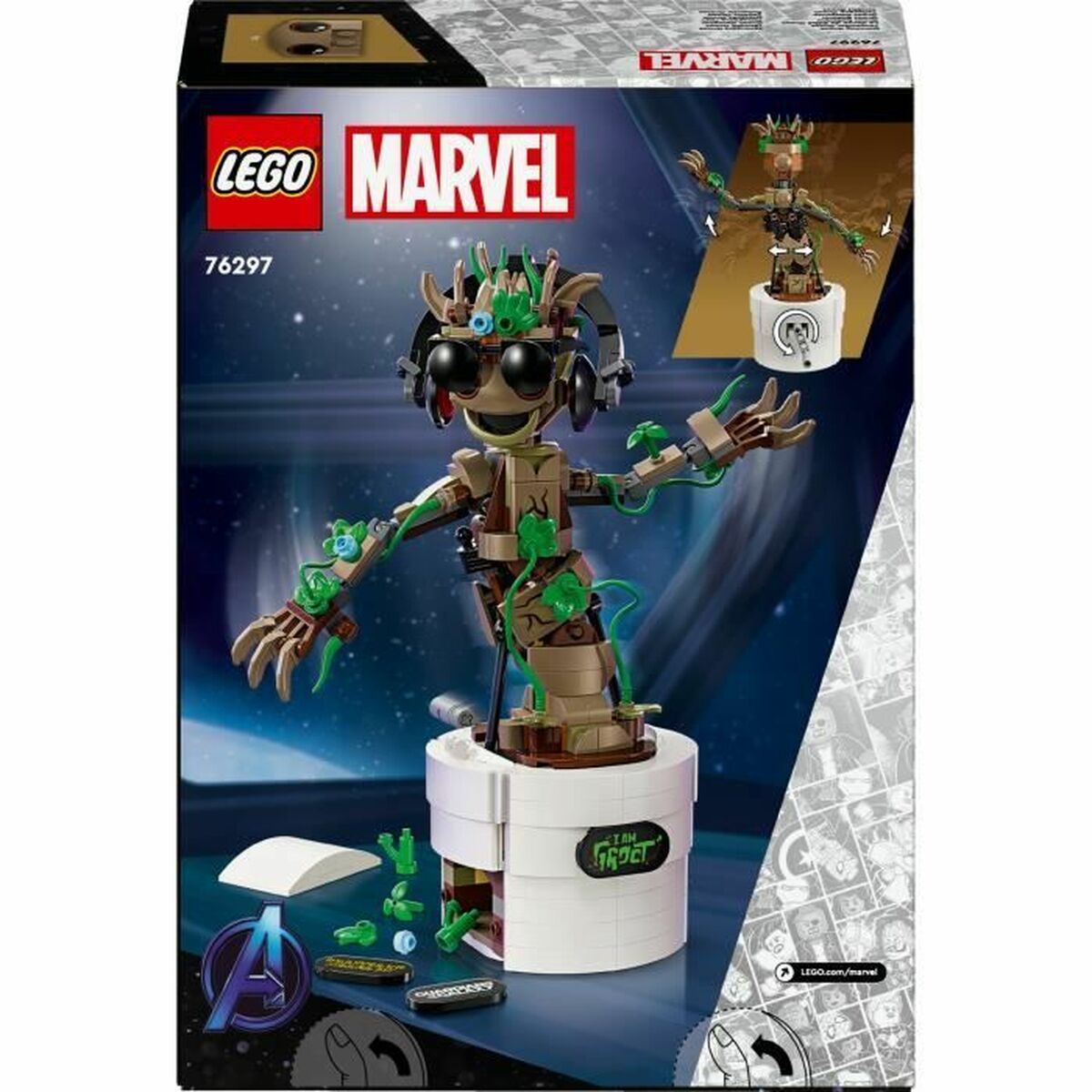 Byggsats Marvel El Baile de Baby Groot Lego 76297 - 6