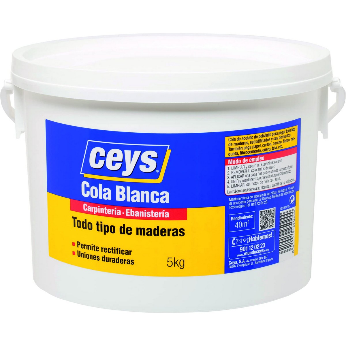 Omedelbara köer Ceys 501705 Vit 5 kg - 5