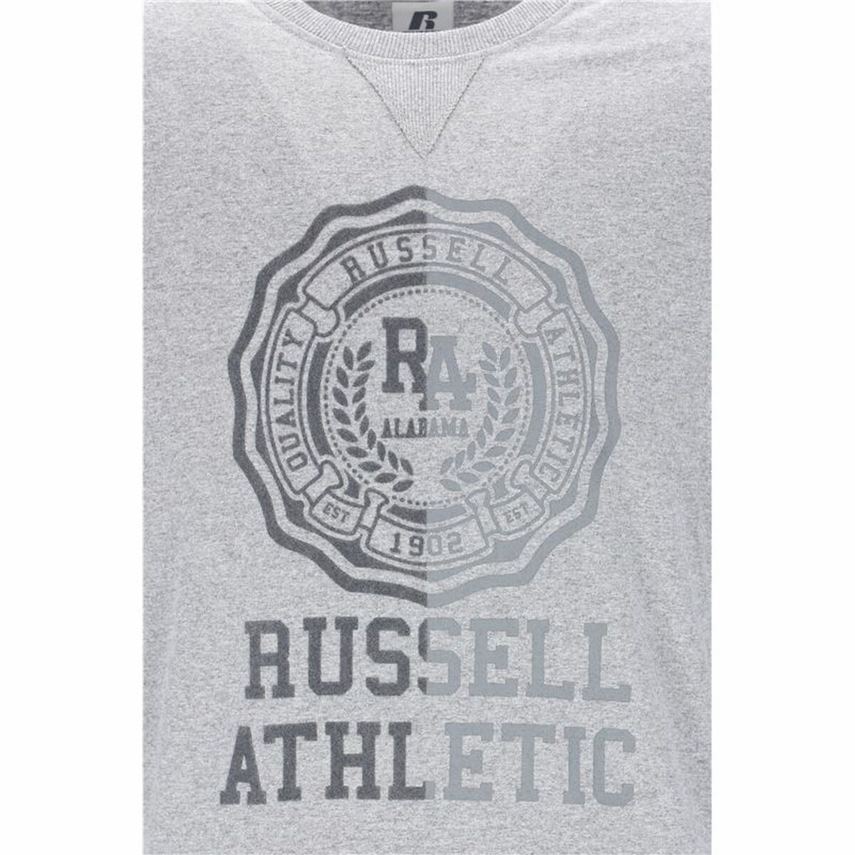 T-shirt med lång ärm Herr Russell Athletic Collegiate Ljusgrå - 2