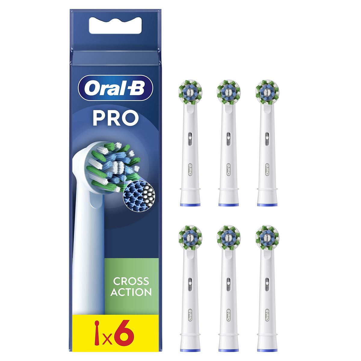 Tandborsthuvud Oral-B Pro Cross Action 6 antal - 2