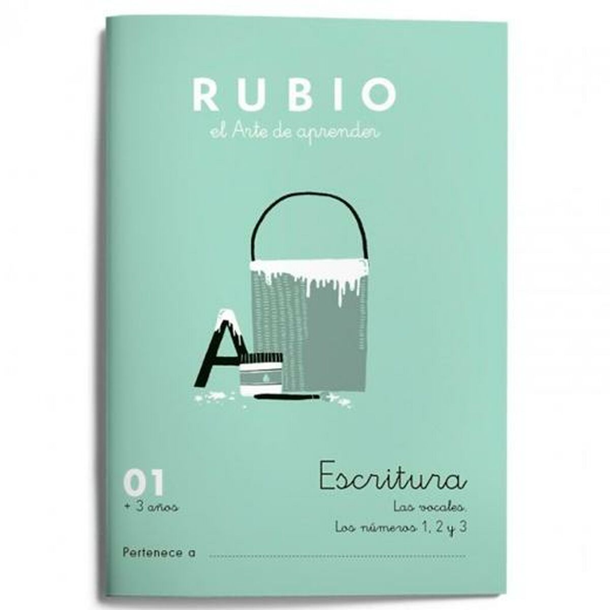 Writing and calligraphy notebook Rubio Nº01 A5 spanska 20 Blad (10 antal) - 2