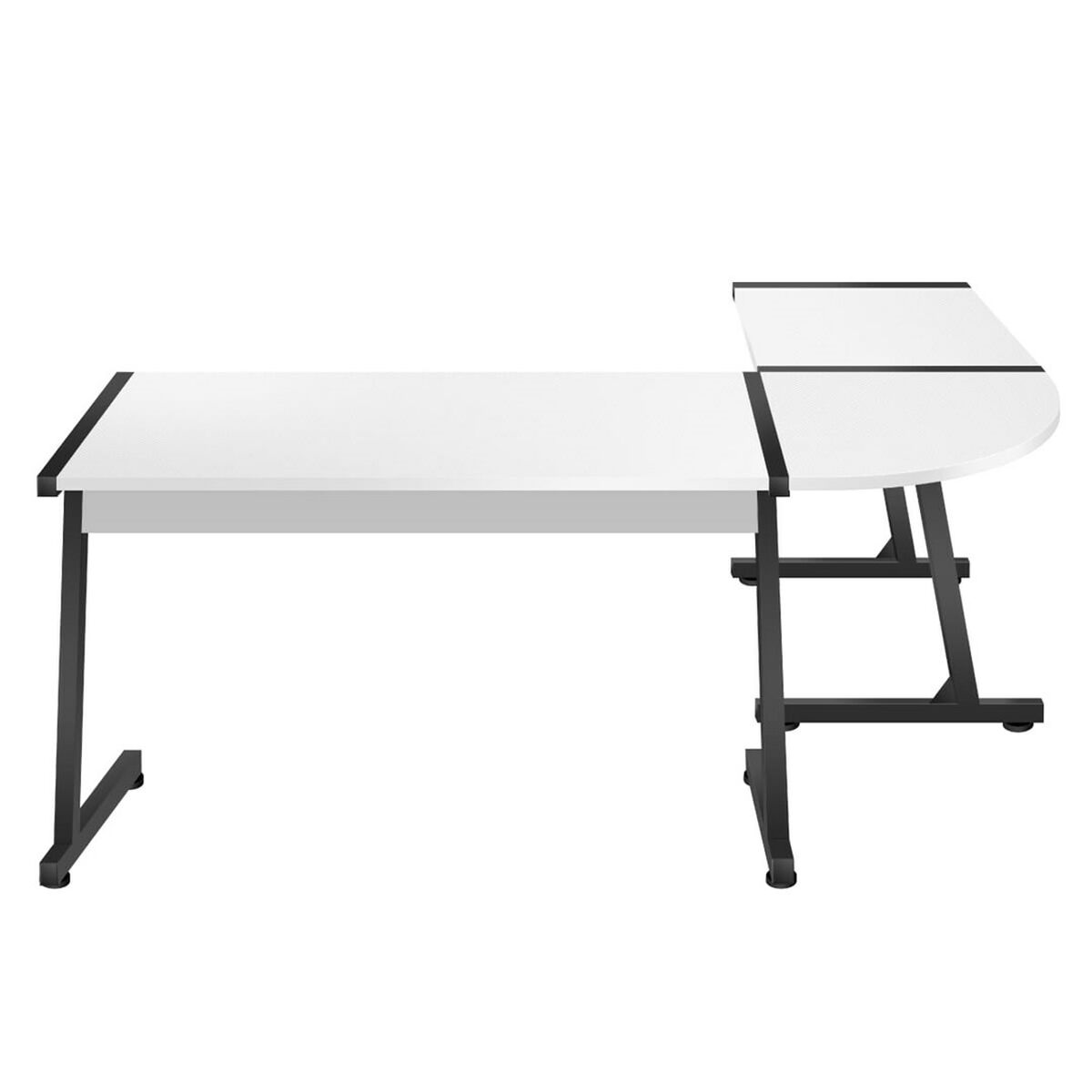 Skrivbord Huzaro HZ-Hero 6.0 Vit Stål Kolfiber 178 x 4 x 112 cm - 4