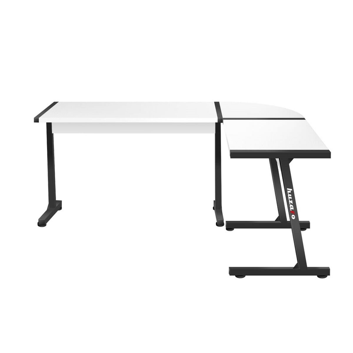 Skrivbord Huzaro HZ-Hero 6.0 Vit Stål Kolfiber 178 x 4 x 112 cm - 2