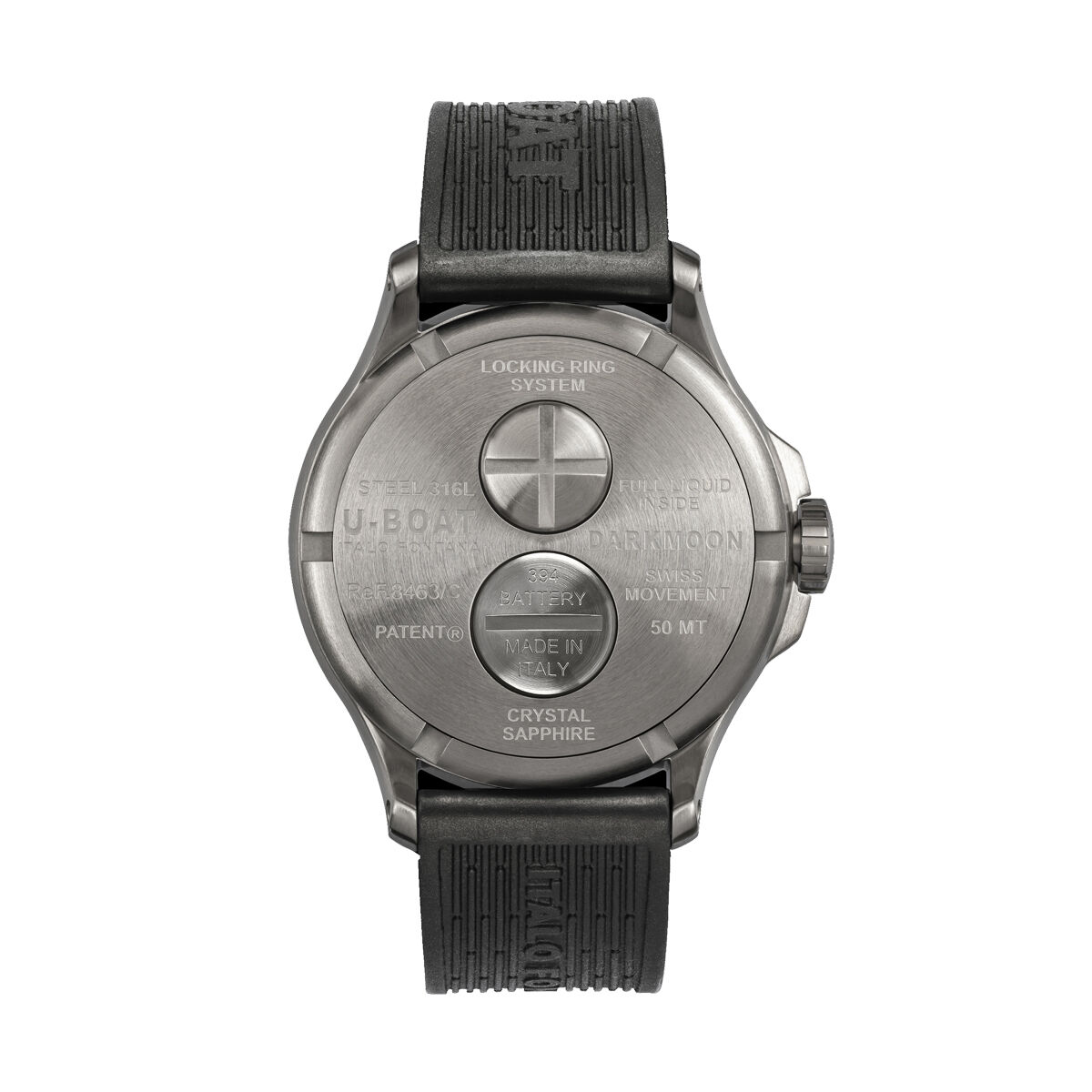 Herrklocka U-Boat 8463/C Svart - 2