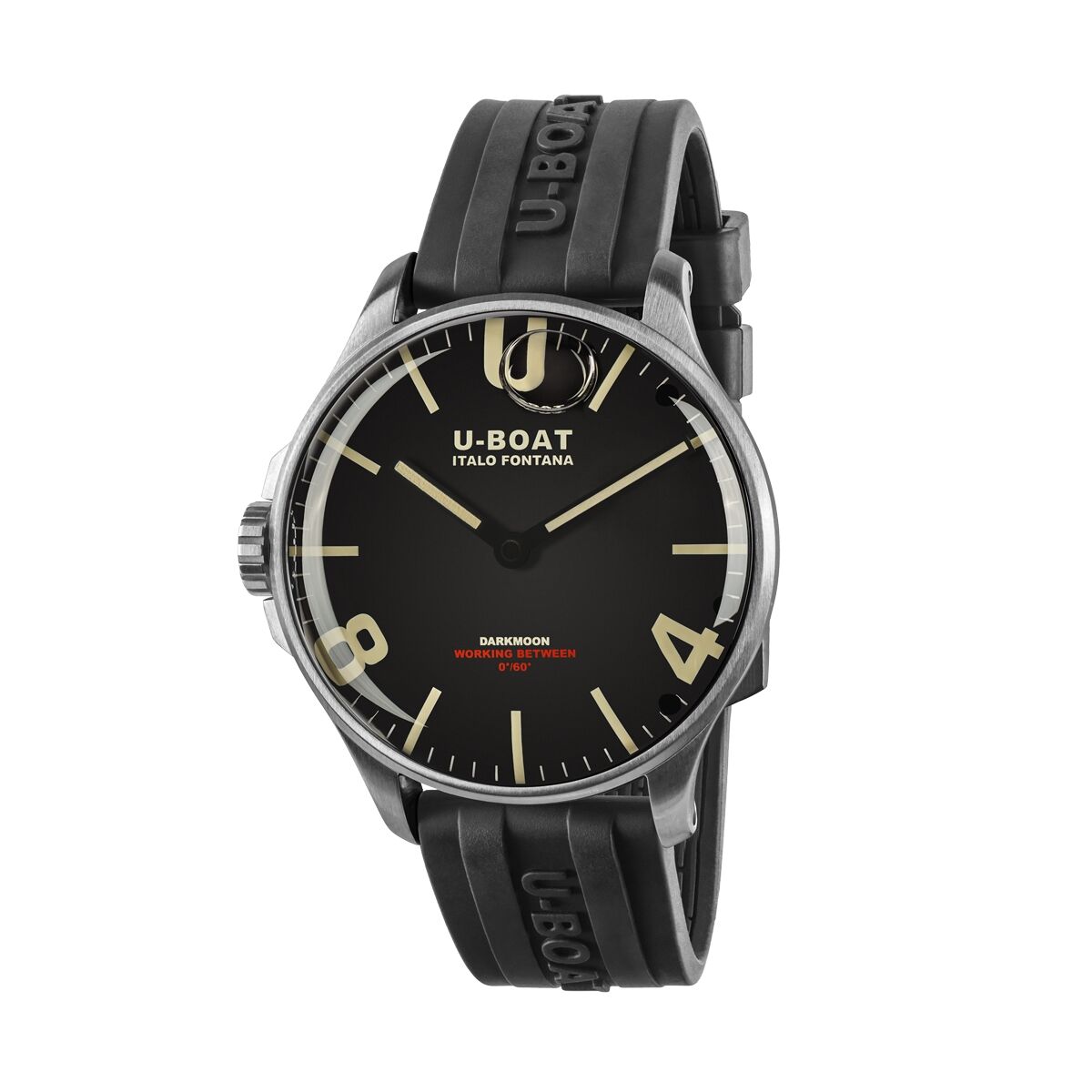 Herrklocka U-Boat 8463/C Svart