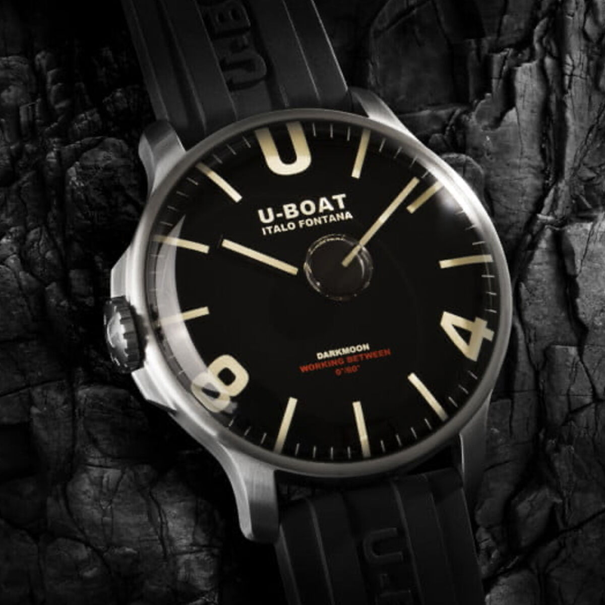 Herrklocka U-Boat 8463/C Svart - 3