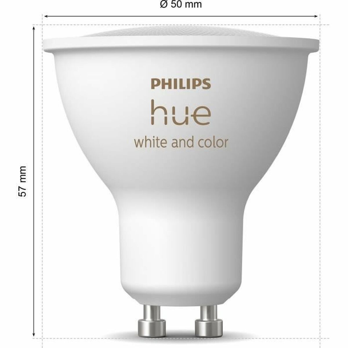 LED-lampa Philips Vit E GU10 400 lm 2 antal (6500 K) - 3