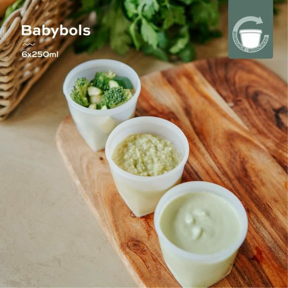 Lunchlådor, set Babymoov A004318 Vit Multicolour 250 ml (6 antal) - 8