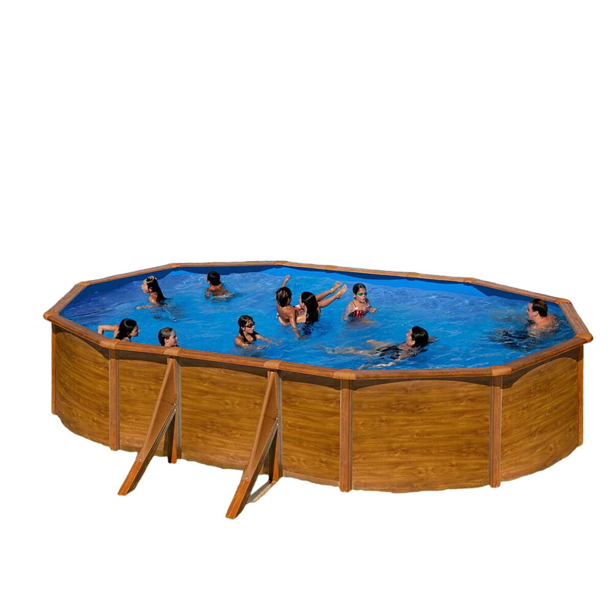 Bollhav Gre Pacific KIT500W Oval Trä 500 x 300 x 120 cm