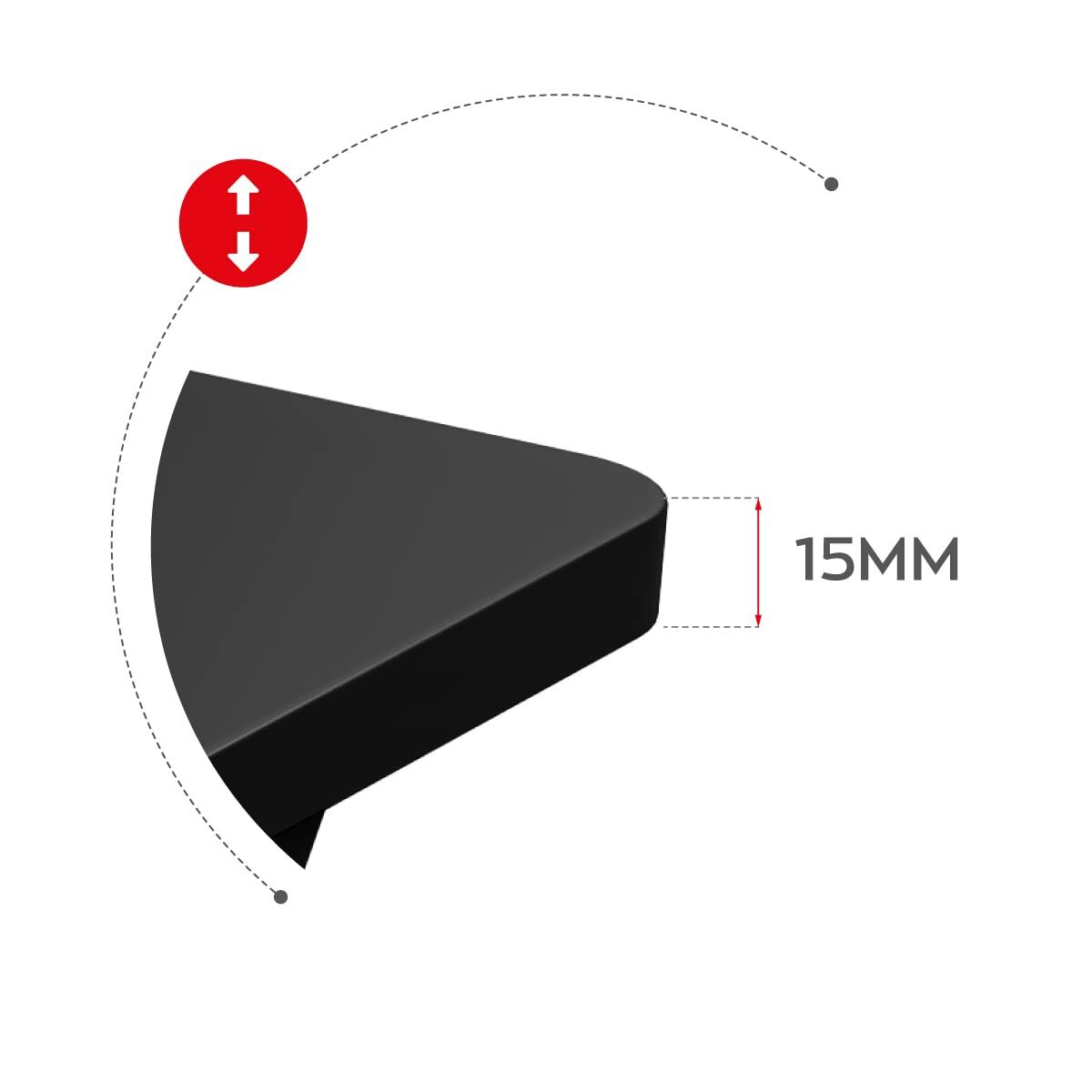Skrivbord Huzaro HZ-Hero 1.8 Black Svart Stål - 6