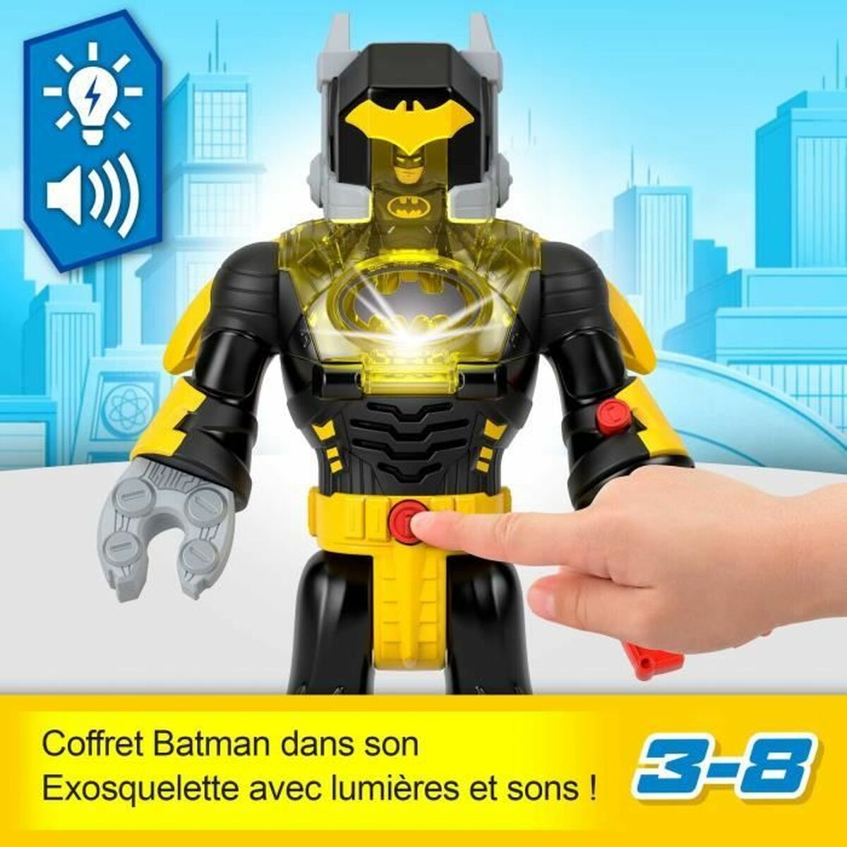 Actionfigur Imaginext Batman HYG31 6 Delar - 3