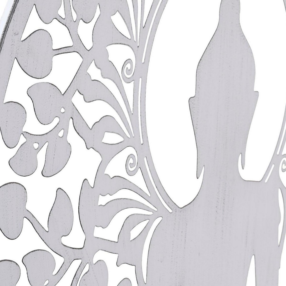 Väggdekoration DKD Home Decor Metall Buddha (2 antal) (60 x 1 x 60 cm) - 2