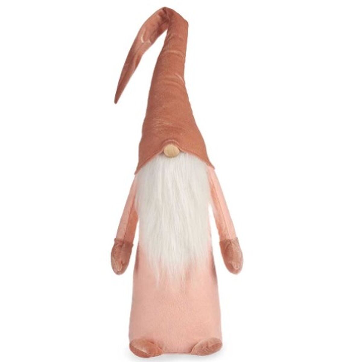 Prydnadsfigur Gnom Vit Rosa Polyester Trä Sand 20 x 100 x 25 cm (8 antal) - 3